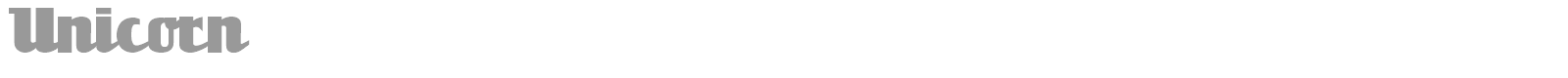 Unicorn font preview