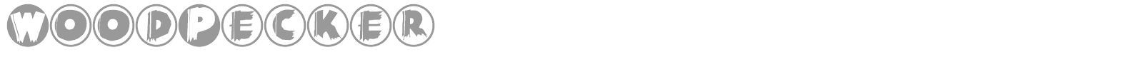 WoodPecker font preview