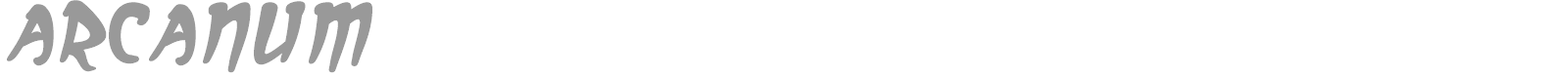 Arcanum font preview