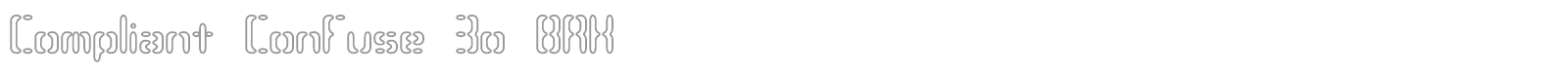 Compliant Confuse font preview
