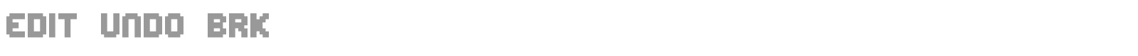 Edit Undo font preview