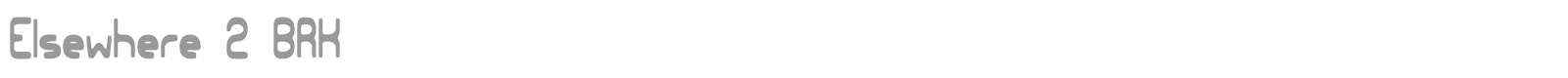 Elsewhere font preview