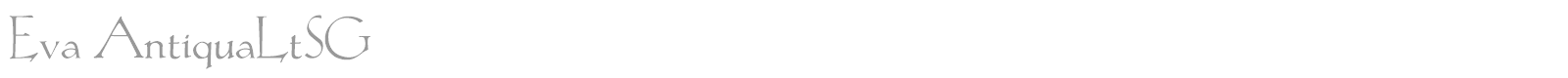 Eva font preview