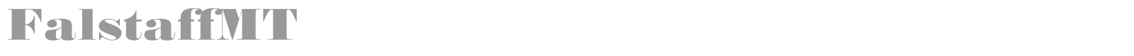 FalstaffMT font preview