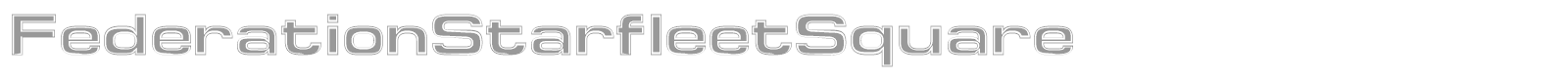 Federation font preview