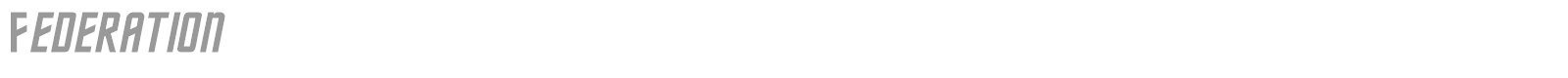 Federation font preview