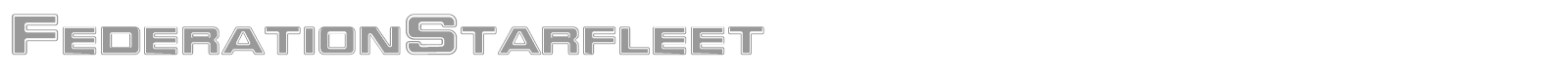 Federation font preview