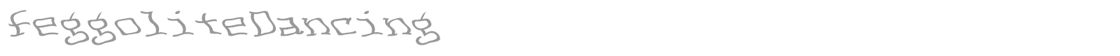 FeggoliteDancing font preview
