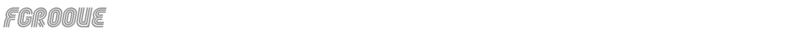 Fgroove font preview