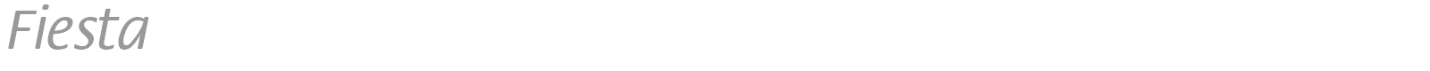 Fiesta font preview