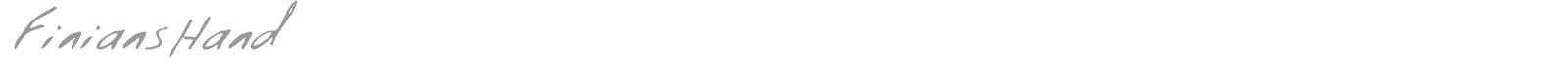 FiniansHand font preview