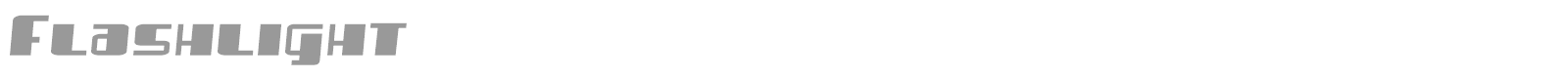 Flashlight font preview