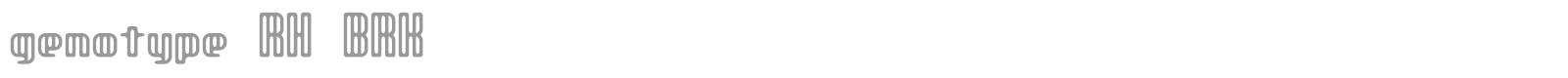Genotype font preview