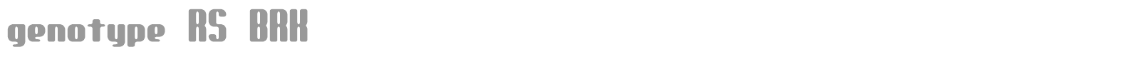 Genotype font preview