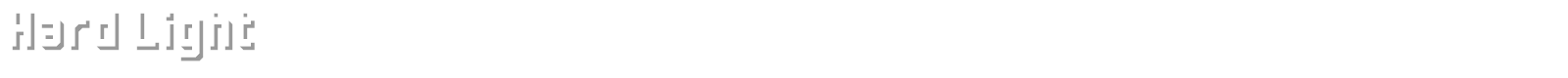 Hard Light font preview