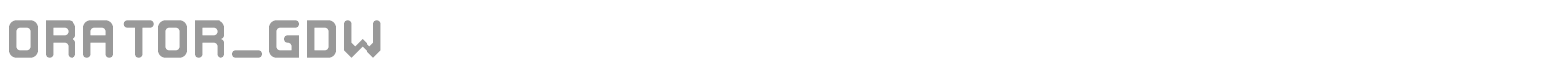 orator_gdw font preview