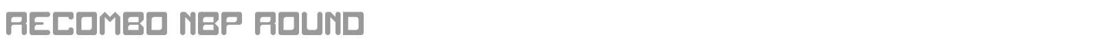 Recombo NBP Round font preview
