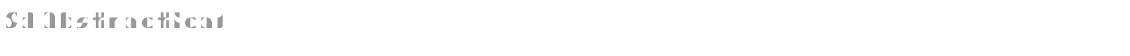 SD Abstractical font preview