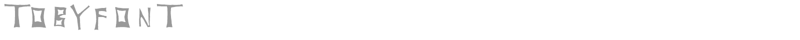 TobyFont font preview