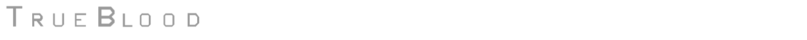 True Blood font preview