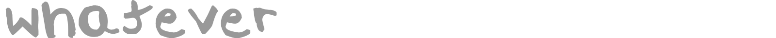 Whatever font preview