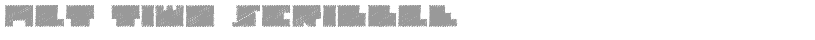 Alt Tiwo Scribble font preview