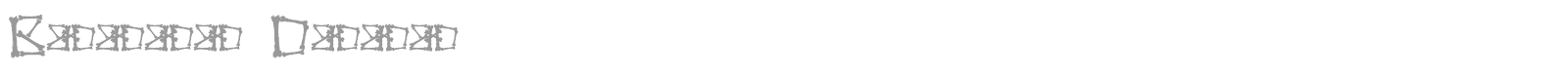 Bonez Demo font preview