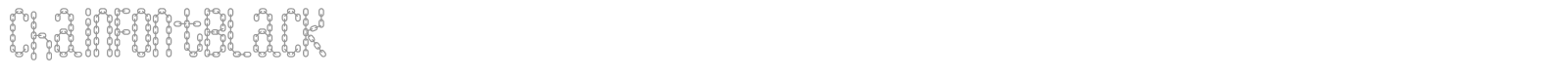 ChainFontBlack font preview