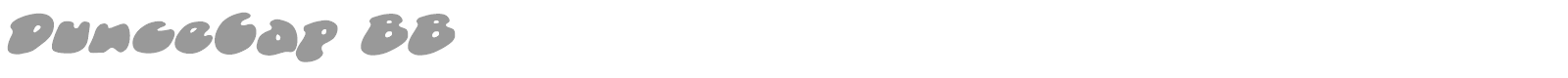 Dunce Cap font preview