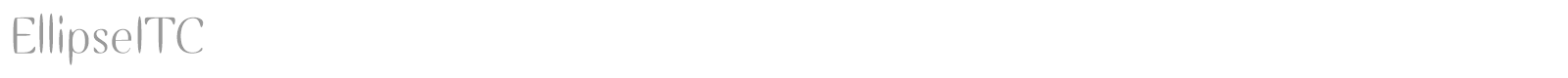 EllipseITC font preview