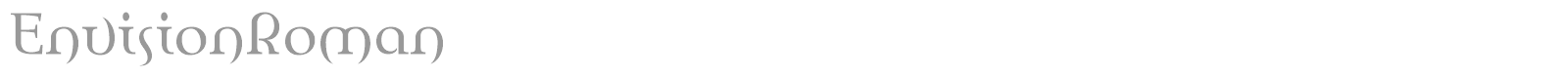 EnvisionRoman font preview