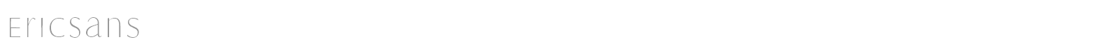EricSans font preview