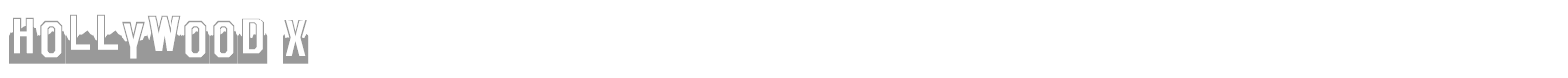 Hollywood X font preview