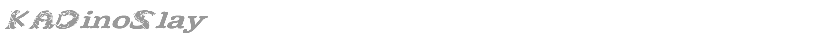 KADinoSlay font preview