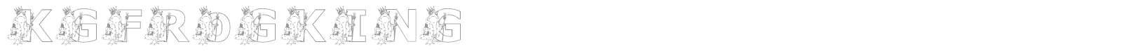 KGFROGKING font preview