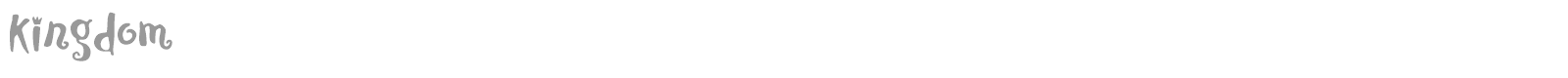 Kingdom font preview