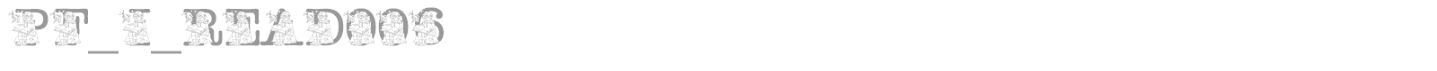 pf_i_read006 font preview