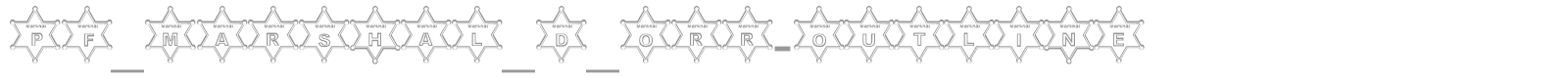 pf_Marshal_D_Orr-outline font preview