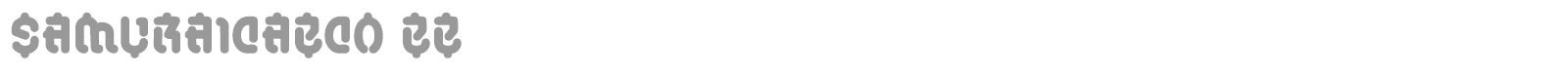 Samurai Cab Co font preview