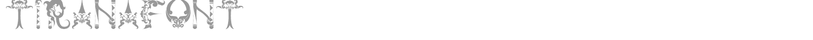 tiranafont font preview