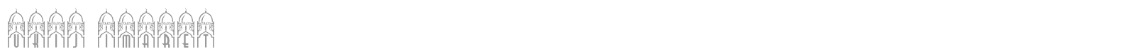 UKIJ Imaret font preview
