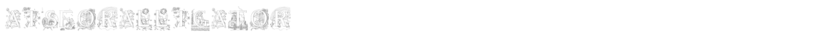 AisForAlligator font preview