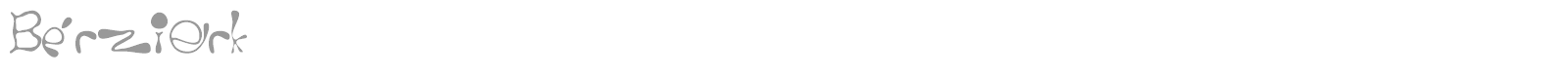 B font preview