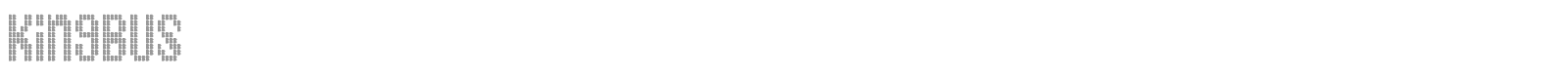 Barton Bus font preview