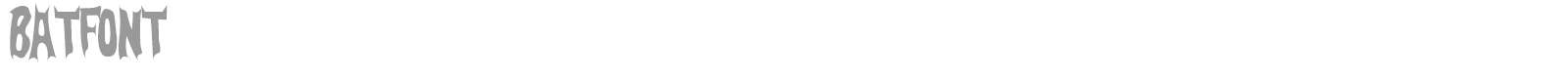 Bat font preview