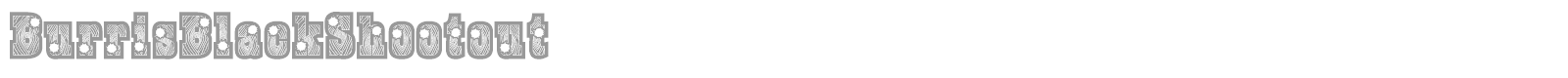 Burris font preview