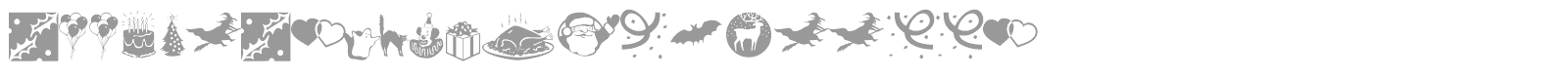 DoodleDingbatsThreeSSi font preview
