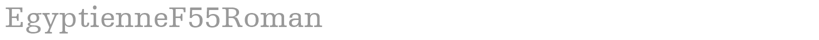 EgyptienneF55Roman font preview