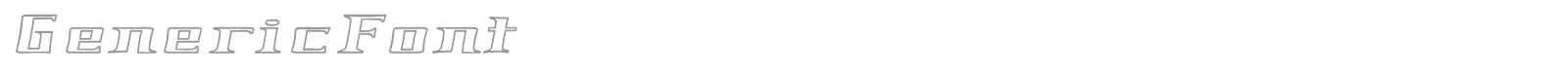 Generic font preview