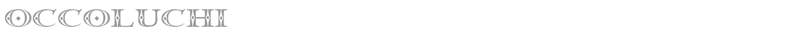 Occoluchi font preview